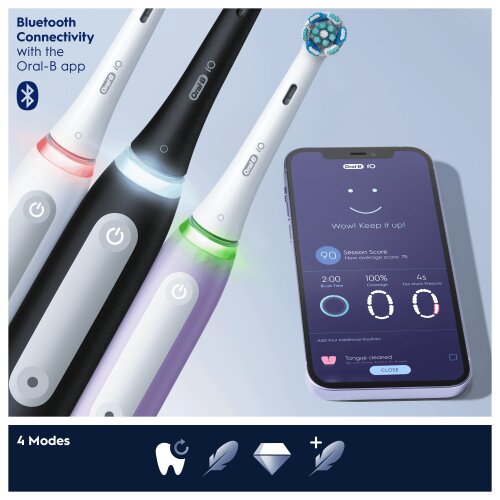 Oral-B iO4 Series Duo Pack Matt Black/Quite White hind ja info | Elektrilised hambaharjad | hansapost.ee