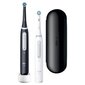 Oral-B iO4 Series Duo Pack Matt Black/Quite White цена и информация | Elektrilised hambaharjad | hansapost.ee