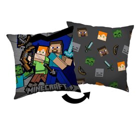 Sisustuspadi Minecraft Survival Mode, 40 x 40 cm hind ja info | Padjakatted ja dekoratiivpadjad | hansapost.ee