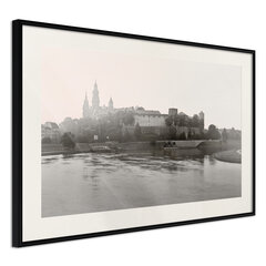 Koster Postcard from Cracow: Wawel, must raam koos paspartuuga hind ja info | Seinapildid | hansapost.ee