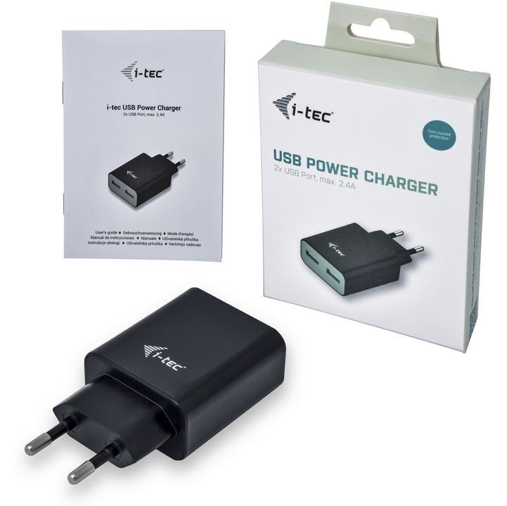 I-TEC CHARGER2A4B hind ja info | Laadijad mobiiltelefonidele | hansapost.ee