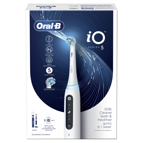 Oral-B iO5 Series Quite White цена и информация | Elektrilised hambaharjad | hansapost.ee