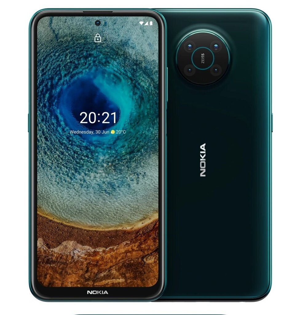 Nokia X10, 64GB, Dual SIM, Roheline цена и информация | Telefonid | hansapost.ee
