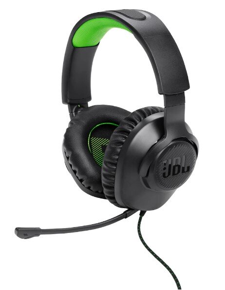 JBL Quantum 100X juhtmega mänguri kõrvaklapid (Xbox Edition) JBLQ100XBLKGRN hind ja info | Kõrvaklapid | hansapost.ee