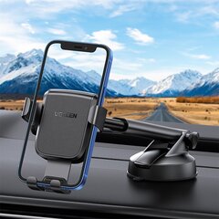 Ugreen gravity phone holder for dashboard cockpit black (LP200 60990B) цена и информация | Держатели для телефонов | hansapost.ee