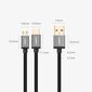 Ugreen US196 USB 2.0 to Type C Y Splitter Cable 1m Black цена и информация | Mobiiltelefonide kaablid | hansapost.ee