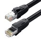 Ugreen NW121 Cat8 CLASSⅠS/FTP Round Ethernet Cable 1.5 M Black цена и информация | Juhtmed ja kaablid | hansapost.ee