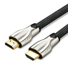 Ugreen HD102 HDMI Cable Metal Connector with Nylon Braid 1.5m Gold hind ja info | Juhtmed ja kaablid | hansapost.ee