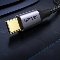 Ugreen US187 USB3.0 A/M to USB-C/M 1M Cable with Dark Gray Aluminum Sheath Black цена и информация | Кабели для телефонов | hansapost.ee