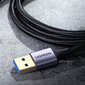 Ugreen US187 USB3.0 A/M to USB-C/M 1M Cable with Dark Gray Aluminum Sheath Black цена и информация | Mobiiltelefonide kaablid | hansapost.ee