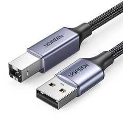 Ugreen uSB Type B Printer Cable (Male) - USB 2.0 (Male) 480 Mbps 5m Black (US369 90560) hind ja info | Mobiiltelefonide kaablid | hansapost.ee