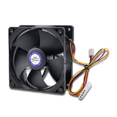 Qoltec 50714 ForceFan 6000 RPM fan 120mm hind ja info | Arvuti ventilaatorid | hansapost.ee