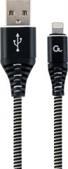Gembird CC-USB2B-AMCM-1M-BW hind ja info | Mobiiltelefonide kaablid | hansapost.ee