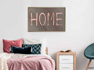 Poster Simply Home, kuldne raam hind ja info | Seinapildid | hansapost.ee