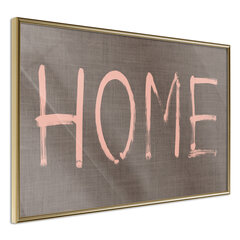 Poster Simply Home, kuldne raam hind ja info | Seinapildid | hansapost.ee