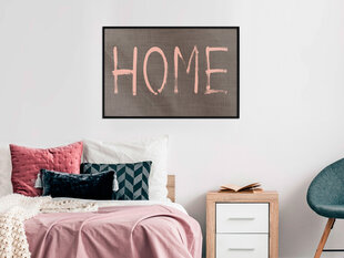 Poster Simply Home, must raam hind ja info | Seinapildid | hansapost.ee