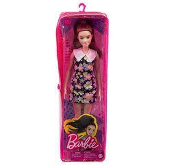 Кукла Fashionista Barbie с цветочным платьем и слуховым аппаратом, 1 шт. цена и информация | Игрушки для девочек | hansapost.ee