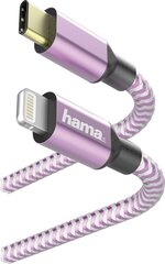 Hama 001872010000, USB-C - Lightning, 1.5 м цена и информация | Кабели для телефонов | hansapost.ee