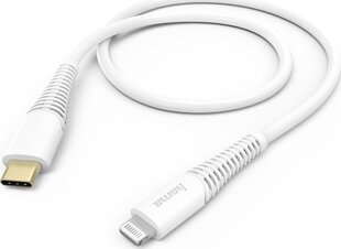 Hama, USB-A - Lightning, 1.5 m hind ja info | Mobiiltelefonide kaablid | hansapost.ee