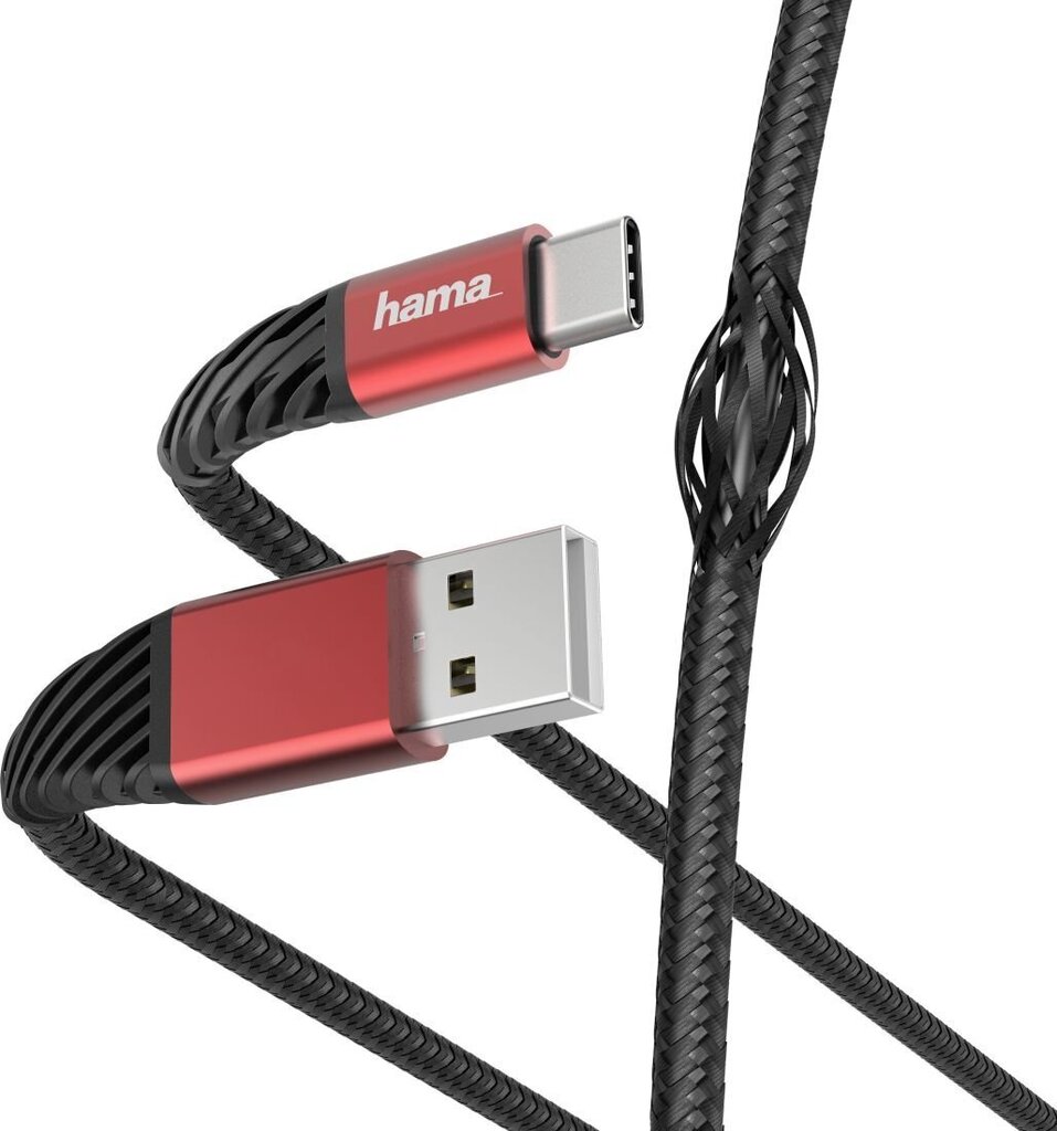 Hama 001872180000, USB-A - USB-C, 1.5 m цена и информация | Mobiiltelefonide kaablid | hansapost.ee