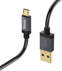Hama 001736250000, microUSB-USB A, 1.5 m hind ja info | Mobiiltelefonide kaablid | hansapost.ee