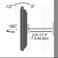 Teleri seinakinnitus Techly LED/LCD, 23- 55", kuni 70 kg цена и информация | Teleri seinakinnitused ja hoidjad | hansapost.ee