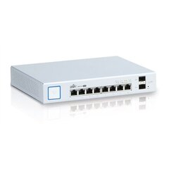 Коммутатор Ubiquiti Unifi US-8-150W PoE 802.3 af и PoE+ 802.3 at цена и информация | Маршрутизаторы (роутеры) | hansapost.ee