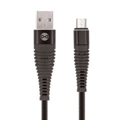 Forever micro-USB cable Shark black цена и информация | Borofone 43757-uniw | hansapost.ee