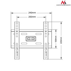 Maclean MC-777 hind ja info | Teleri seinakinnitused ja hoidjad | hansapost.ee