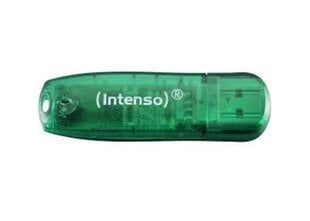 USB накопитель Intenso 3502460 8ГБ, зеленый цена и информация | USB накопители | hansapost.ee