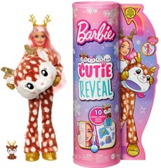 Барби „Cutie Reveal“ мягкий набор олененка, серия сияния зимы цена и информация | Игрушки для девочек | hansapost.ee