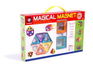 Magnetkonstruktor Magical Magnet 20-osaline hind ja info | Klotsid ja konstruktorid | hansapost.ee