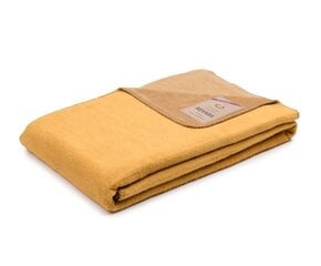 Tekstiilikompanii pleed Nevada, kollane, 150 x 200 cm kaina ir informacija | Pleedid, voodikatted ja päevatekid | hansapost.ee