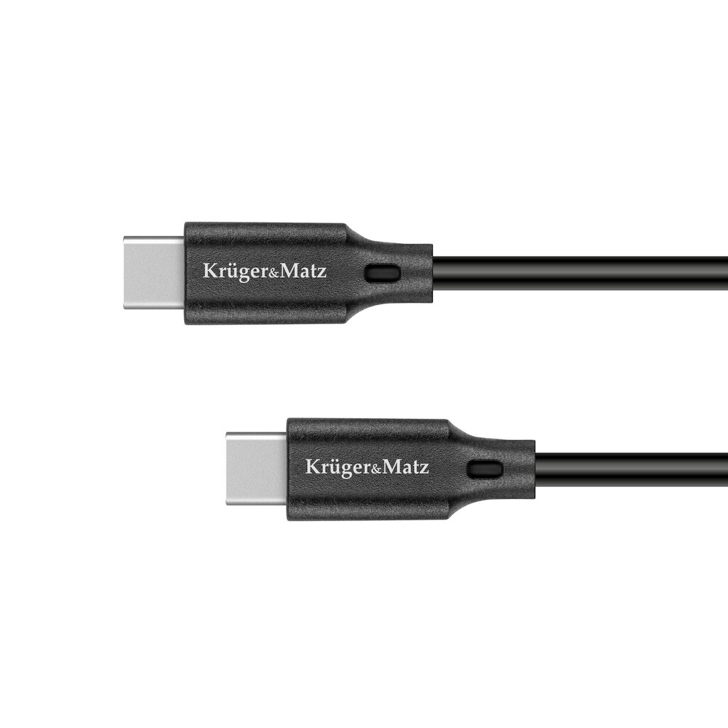Kaabel USB tüüp C – USB tüüp C 100 W 2,5 m Kruger&Matz Basic цена и информация | Juhtmed ja kaablid | hansapost.ee