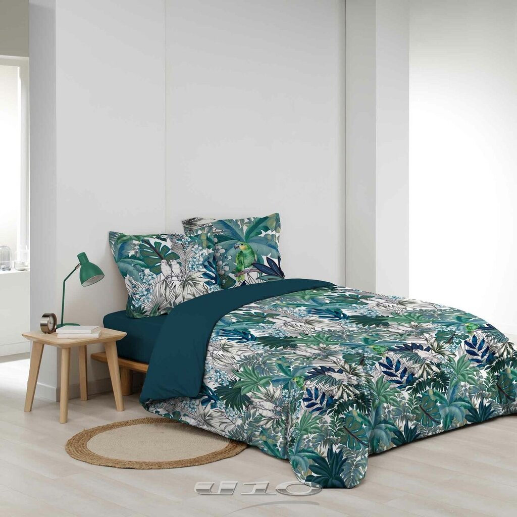 Douceur d'Intérieur voodipesukomplekt Colibri, roheline, 260 x 240 + 2 padjapüüri 63 x 63 cm hind ja info | Voodipesukomplektid | hansapost.ee