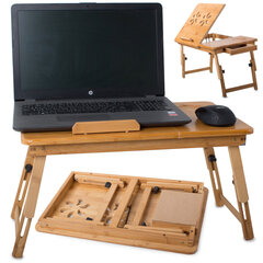 Bambusest sülearvuti laud / alus hind ja info | Arvutilauad, kirjutuslauad | hansapost.ee
