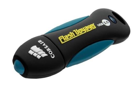 Mälupulk Corsair Voyager 3.0 128GB USB3 190/60MBs, Atsparus guminis korpusas цена и информация | Mälupulgad | hansapost.ee