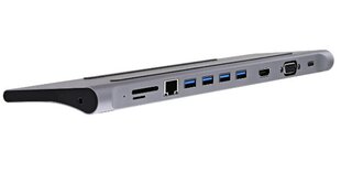 USB-C jaotur "Dock 11 in 1" hind ja info | USB adapterid ja jagajad | hansapost.ee