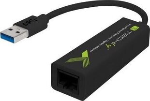 Võrguadapter Techly USB-A 3.0 Gigabit Ethernet RJ45 hind ja info | USB adapterid ja jagajad | hansapost.ee