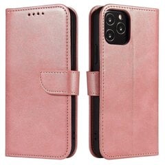 Magnet Case elegant bookcase type case with kickstand for Samsung Galaxy A42 5G pink (Pink) hind ja info | Telefonide kaitsekaaned ja -ümbrised | hansapost.ee