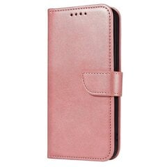 Magnet Case elegant bookcase type case with kickstand for Samsung Galaxy A42 5G pink (Pink) hind ja info | Telefonide kaitsekaaned ja -ümbrised | hansapost.ee