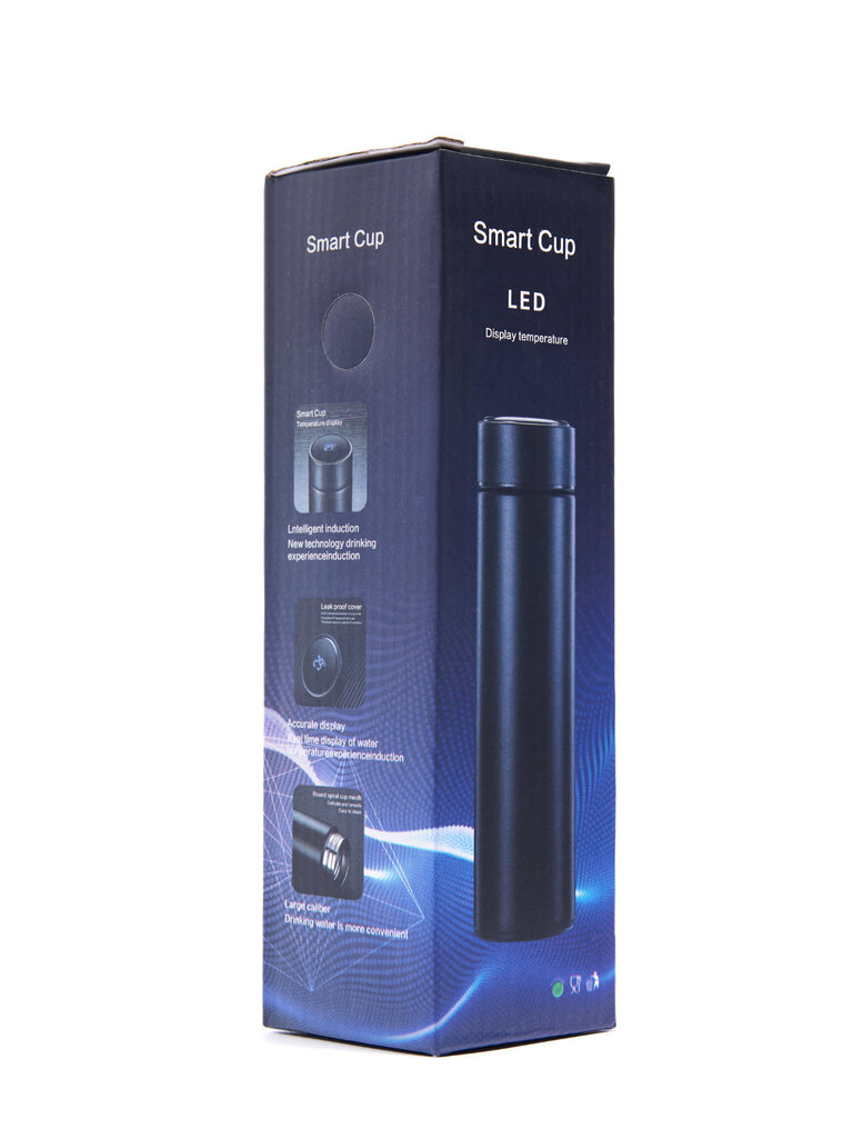 Termoskruus Smart-Led, 500 ml, Hõbedane hind ja info | Termosed ja termokruusid | hansapost.ee