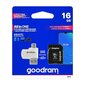 Goodram All In One 16GB Class 10/UHS 1 + Adapter + USB Reader цена и информация | Mälupulgad | hansapost.ee