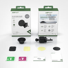 Acefast Magnetic autotelefoni hoidik D6, must цена и информация | Держатели для телефонов | hansapost.ee