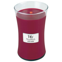 WoodWick Black Cherry Vase (Black Cherry) - Scented Candle 609.5g цена и информация | Свечи, подсвечники | hansapost.ee