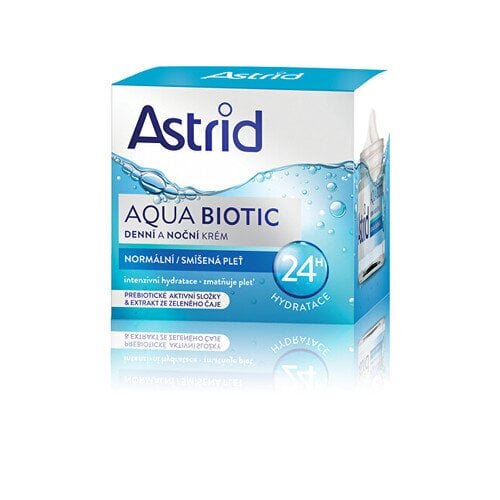 Astrid Päeva- ja öökreem normaalsele ja kombineeritud nahale Aqua Biotic 50 ml цена и информация | Näokreemid | hansapost.ee
