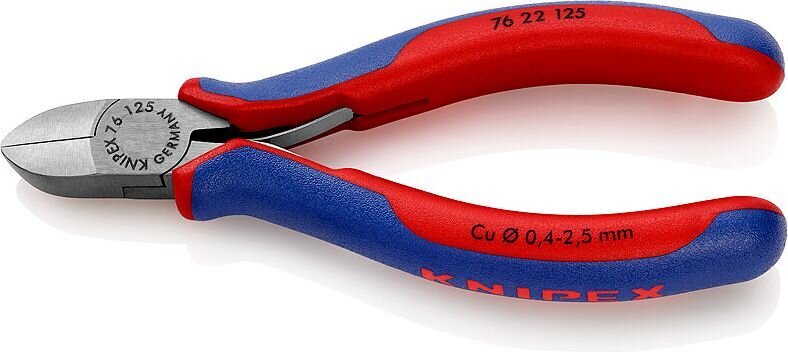 Lõikur 76 22 125 Cu max Ø2,5mm; KNIPEX hind ja info | Käsitööriistad | hansapost.ee