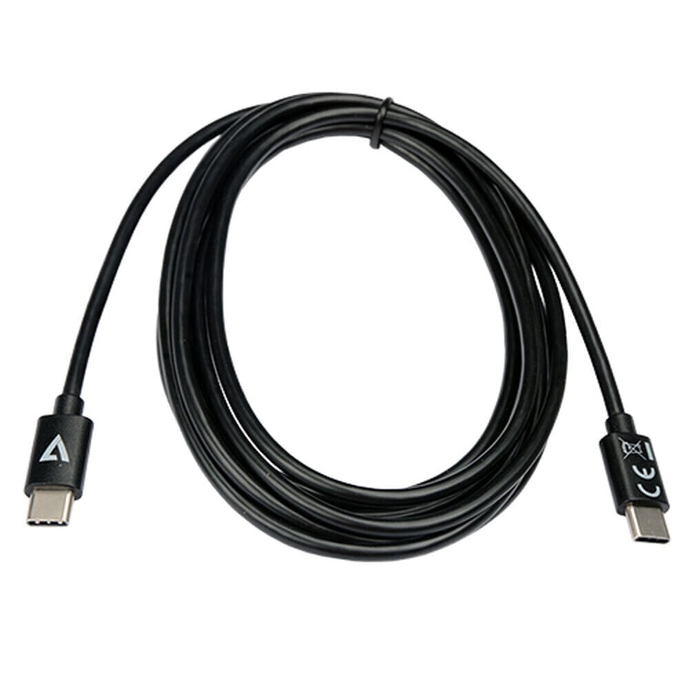 V7 V7USB2C-2M, USB C, 2 m hind ja info | Juhtmed ja kaablid | hansapost.ee