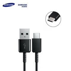 Samsung EP-DG970BBE Galaxy S10 / S10+ / S10e USB 2.0 на Type-C 3.1 Qualcom Кабель данных и заряда 1.2m Черный (OEM) цена и информация | Кабели для телефонов | hansapost.ee