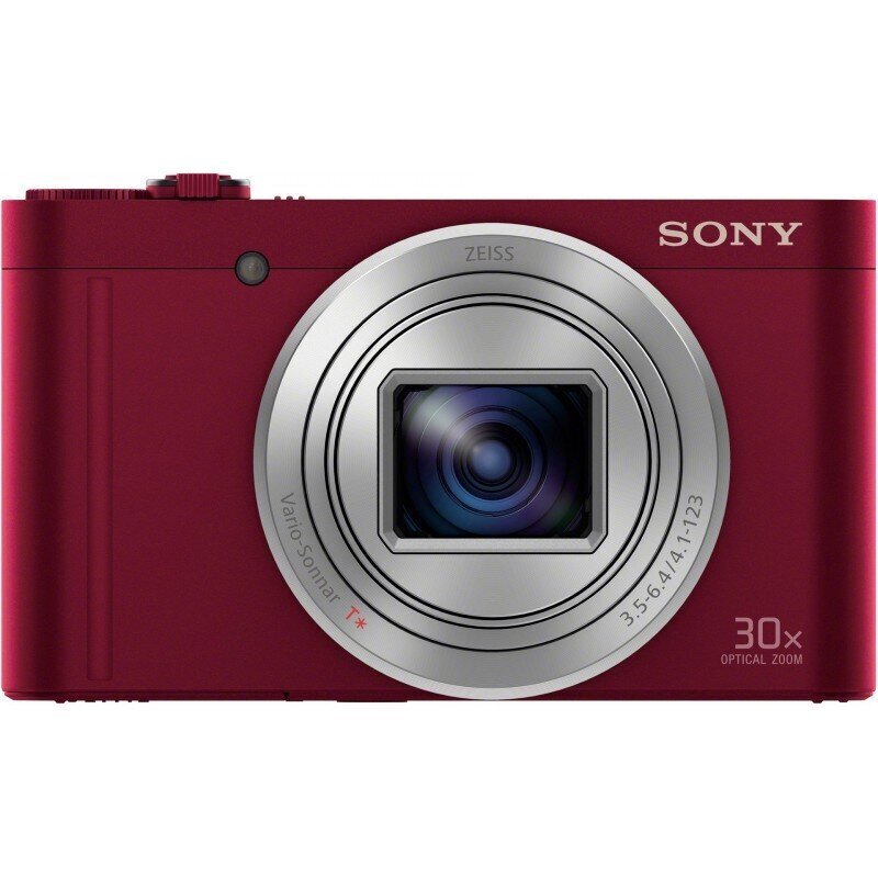 Sony 30x suumiga kompaktkaamera, punane DSC-WX500R hind ja info | Fotoaparaadid | hansapost.ee